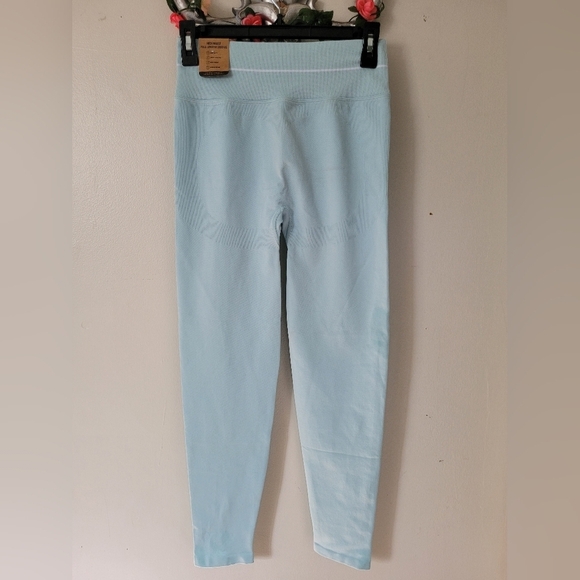 PINK Victoria's Secret  Sky Blue Leggings - Picture 4 of 13